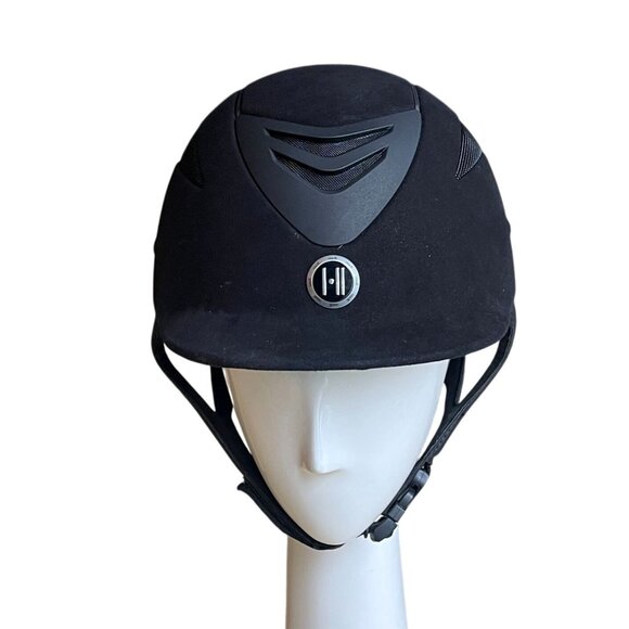 One K Defender Avance Riding Helmet Black Suede ASTM/SEI Certified Size XL - Picture 3 of 9